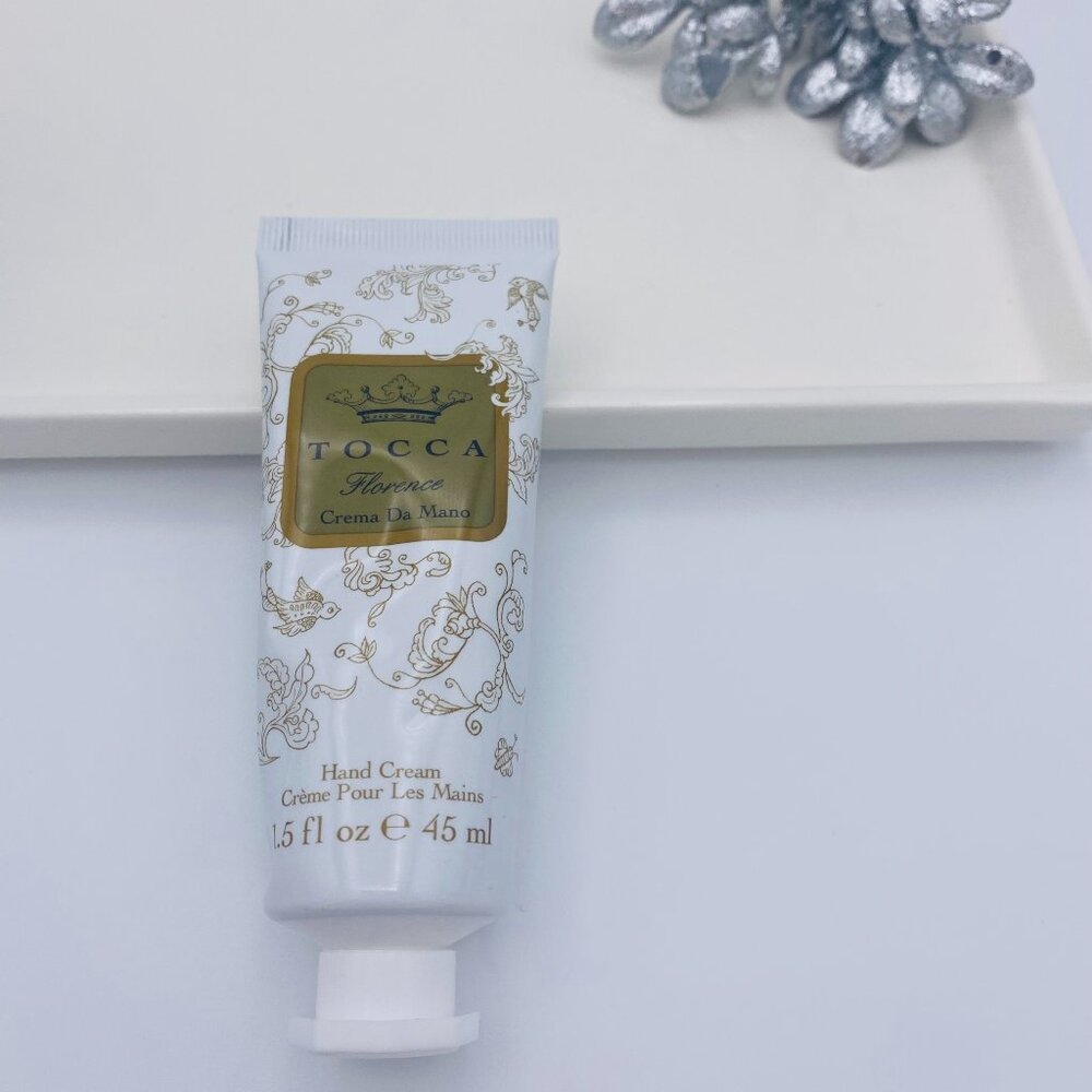 TOCCA Florence Hand Cream Classic Floral Bergamot Gardenia-Travel 45ml,1.5oz-NEW - Picture 6 of 11